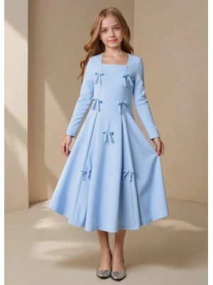 KIZ 13 YAŞ MAVİ ELBİSE