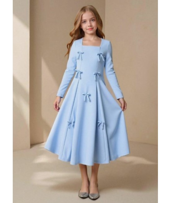 KIZ 13 YAŞ MAVİ ELBİSE